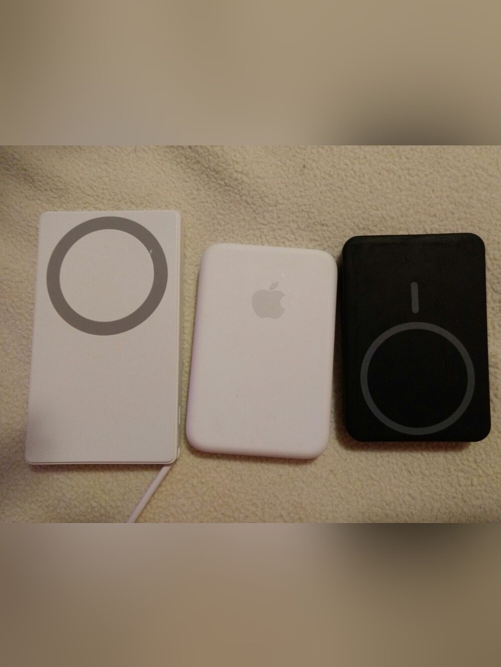 Apple White and Black MagSafe Power Packs
